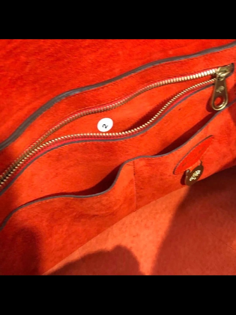 Mulberry Red Leather Bayswater Satchel - Picture 5 of 16